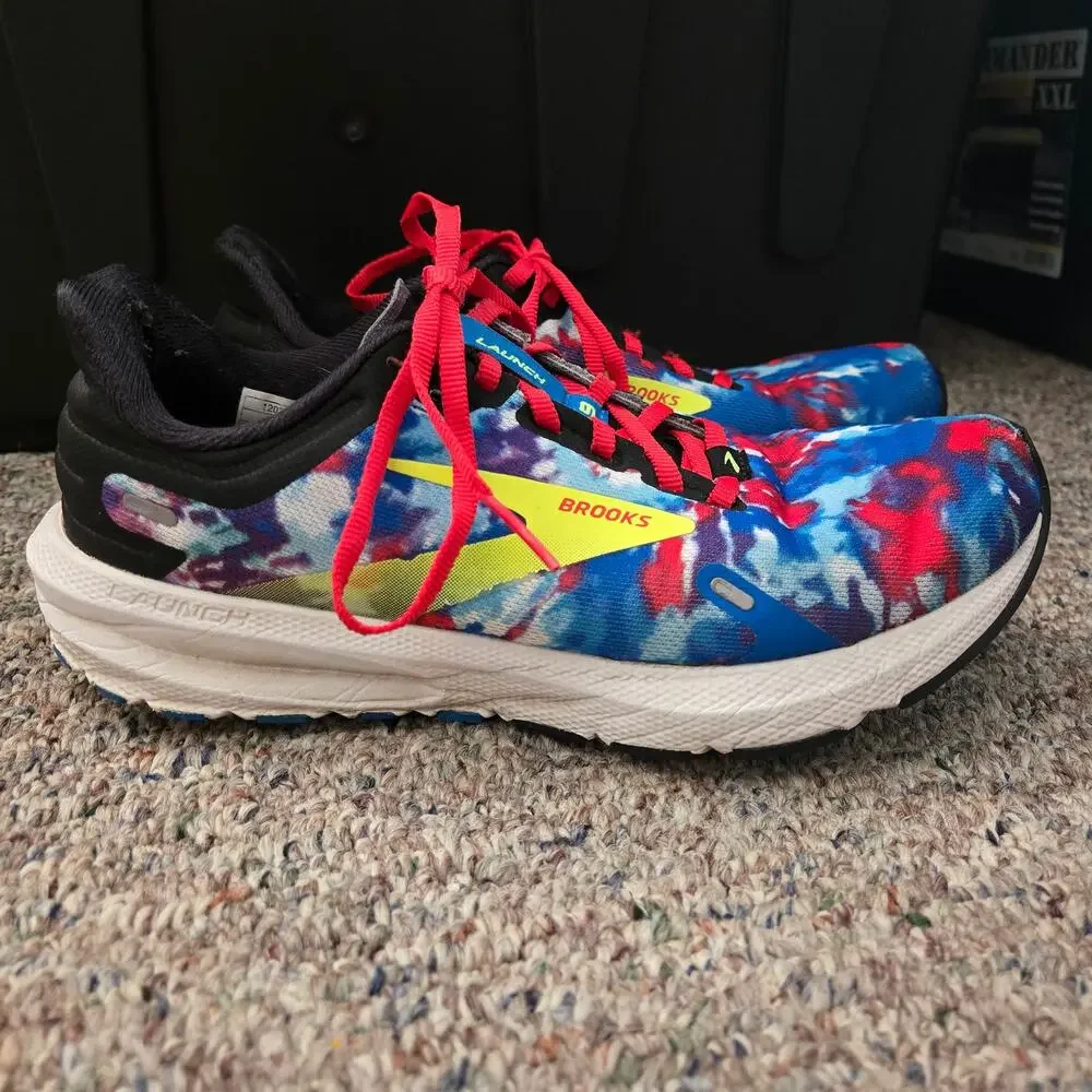 Brooks Launch 9 running shoes tie-dye Women's 6